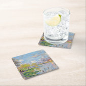 Claude Monet - Der Frühling der Seine Rechteckiger Pappuntersetzer (Vor Ort)