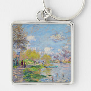 Claude Monet - Der Frühling der Seine Schlüsselanhänger