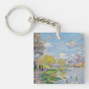 Claude Monet - Der Frühling der Seine Schlüsselanhänger