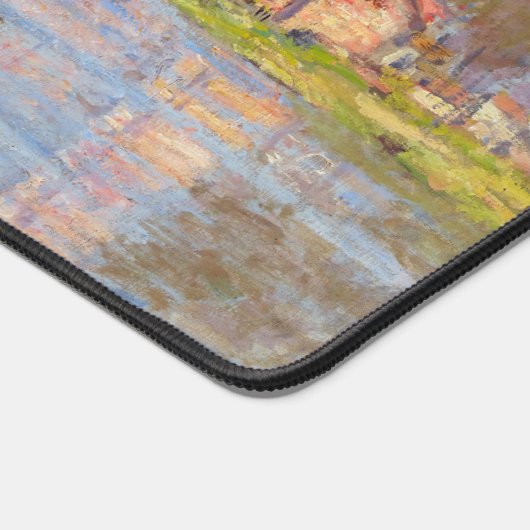 Claude Monet - Der Frühling der Seine Schreibtischunterlage (Ecke)