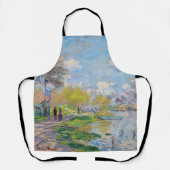 Claude Monet - Der Frühling der Seine Schürze (Vorderseite)