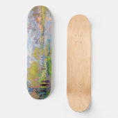 Claude Monet - Der Frühling der Seine Skateboard (Vorderseite)