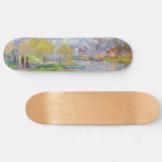 Claude Monet - Der Frühling der Seine Skateboard (Horizontal)