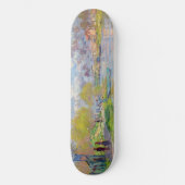Claude Monet - Der Frühling der Seine Skateboard (Vorderseite)