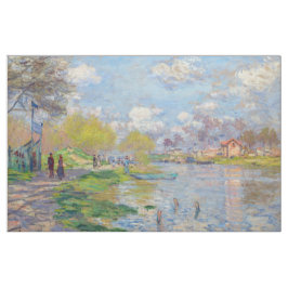 Claude Monet - Der Frühling der Seine Stoff