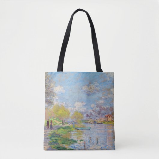 Claude Monet - Der Frühling der Seine Tasche (Vorderseite)