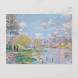 Claude Monet - Der Frühling durch die Seine Postkarte