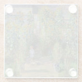 Claude Monet | der Garten des Künstlers bei Glasuntersetzer (Rückseite)