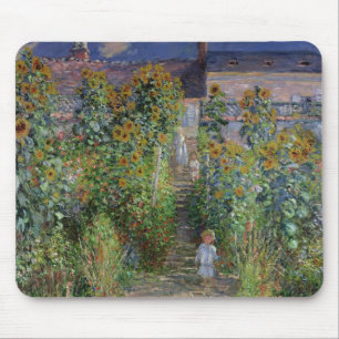 Claude Monet   der Garten des Künstlers bei Mousepad