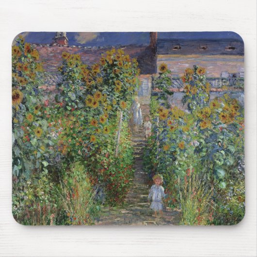 Claude Monet | der Garten des Künstlers bei Mousepad (Vorne)
