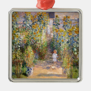 Claude Monet der Garten des Künstlers bei Ornament Aus Metall