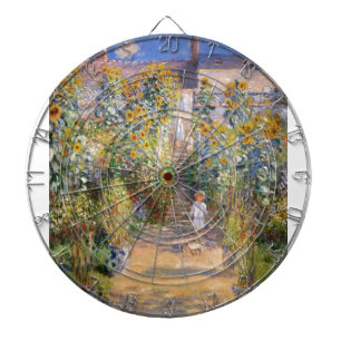 Claude Monet der Garten des Künstlers bei Vétheuil Dartscheibe