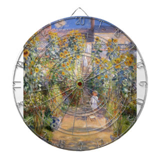 Claude Monet der Garten des Künstlers bei Vétheuil Dartscheibe