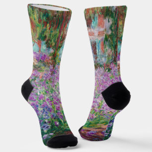 Claude Monet - Der Garten des Künstlers in Giverny Socken