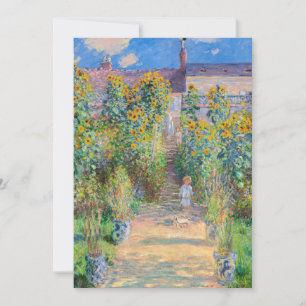 Claude Monet - Der Garten des Künstlers in Vetheui Einladung
