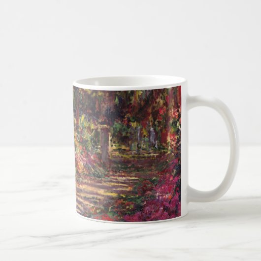 Claude Monet | der Garten-Weg bei Giverny Kaffeetasse (Rechts)