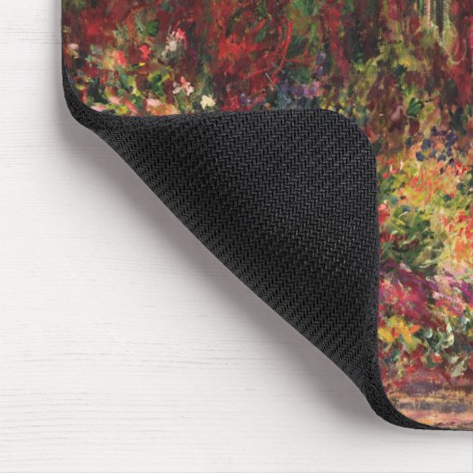 Claude Monet | der Garten-Weg bei Giverny Mousepad (Ecke)