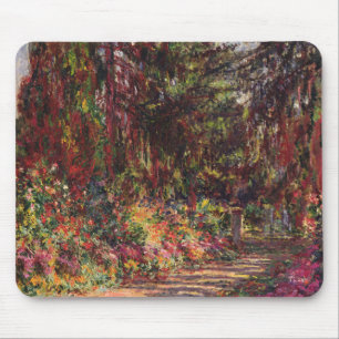 Claude Monet der Garten-Weg bei Giverny Mousepad