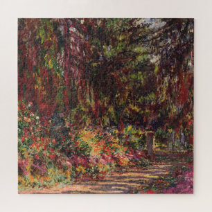 Claude Monet   der Garten-Weg bei Giverny Puzzle