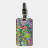 Claude Monet: Der Iris-Garten bei Giverny Gepäckanhänger (Vorderseite vertikal)