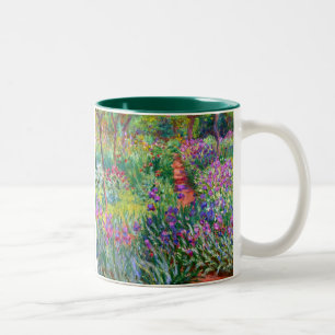 Claude Monet: Der Iris-Garten bei Giverny Zweifarbige Tasse