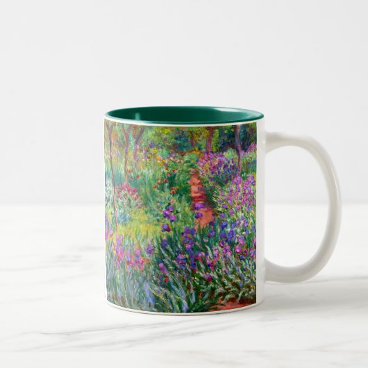 Claude Monet: Der Iris-Garten bei Giverny Zweifarbige Tasse (Rechts)