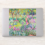 Claude Monet - Der Iris-Garten in Giverny Aufkleber<br><div class="desc">The Iris Garden at Giverny / The Artist's Garden at Giverny - Claude Monet,  1899-1900</div>