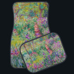 Claude Monet - Der Iris-Garten in Giverny Autofußmatte<br><div class="desc">The Iris Garden at Giverny / The Artist's Garden at Giverny - Claude Monet,  1899-1900</div>