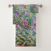 Claude Monet - Der Iris-Garten in Giverny Badhandtuch Set (Insitu)