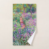 Claude Monet - Der Iris-Garten in Giverny Badhandtuch Set (Handtuch)