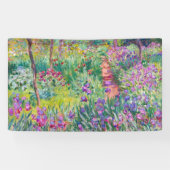 Claude Monet - Der Iris-Garten in Giverny Banner (Horizontal)