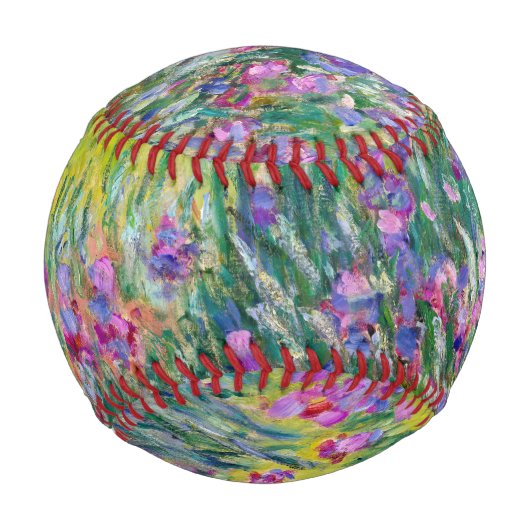 Claude Monet - Der Iris-Garten in Giverny Baseball (Vorderseite)