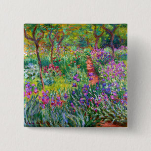 Claude Monet: Der Iris-Garten in Giverny Button