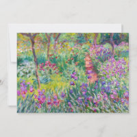 Claude Monet - Der Iris-Garten in Giverny