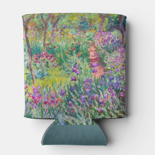 Claude Monet - Der Iris-Garten in Giverny Dosenkühler (Rückseite)