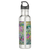 Claude Monet - Der Iris-Garten in Giverny Edelstahlflasche (Rückseite)