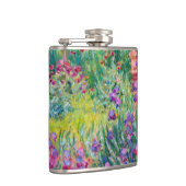 Claude Monet - Der Iris-Garten in Giverny Flachmann (Rechts)