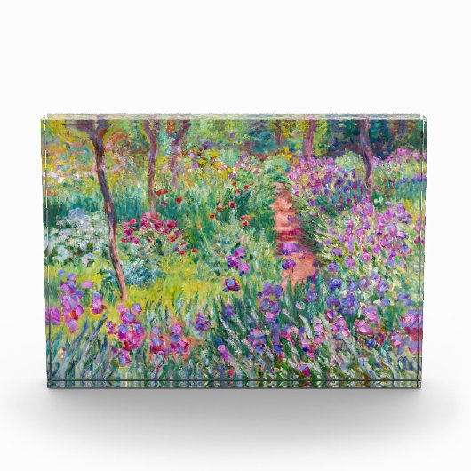 Claude Monet - Der Iris-Garten in Giverny Fotoblock (Vorderseite)