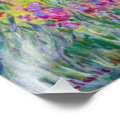 Claude Monet - Der Iris-Garten in Giverny Fotodruck (Ecke)