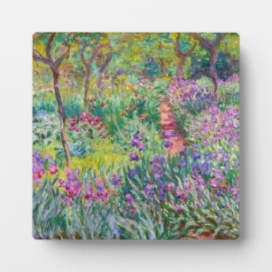 Claude Monet - Der Iris-Garten in Giverny Fotoplatte