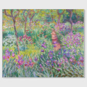 Claude Monet - Der Iris-Garten in Giverny Geschenkpapier (Flach)