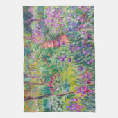 Claude Monet - Der Iris-Garten in Giverny Geschirrtuch (Vertikal)