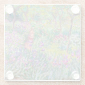 Claude Monet - Der Iris-Garten in Giverny Glasuntersetzer (Rückseite)