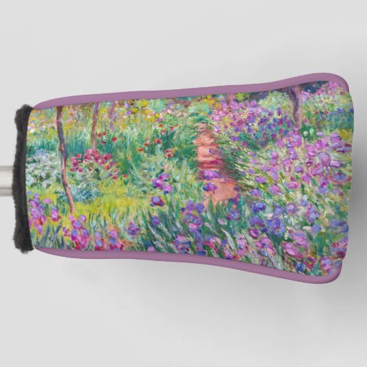 Claude Monet - Der Iris-Garten in Giverny Golf Headcover (Vorderseite)
