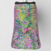 Claude Monet - Der Iris-Garten in Giverny Golf Headcover (Rotieren 90)