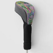 Claude Monet - Der Iris-Garten in Giverny Golf Headcover (angewinkelt)