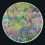 Claude Monet - Der Iris-Garten in Giverny Keramikknauf<br><div class="desc">The Iris Garden at Giverny / The Artist's Garden at Giverny - Claude Monet,  1899-1900</div>