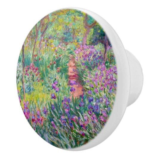 Claude Monet - Der Iris-Garten in Giverny Keramikknauf (Rechts)