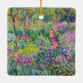 Claude Monet - Der Iris-Garten in Giverny Keramikornament (Rückseite)