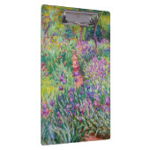 Claude Monet - Der Iris-Garten in Giverny Klemmbrett (Rechts)